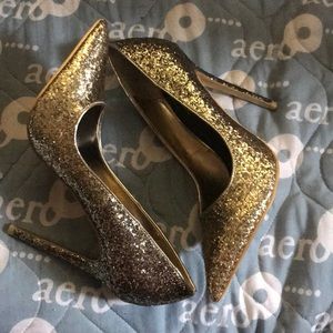 A beautiful glamorous high heels